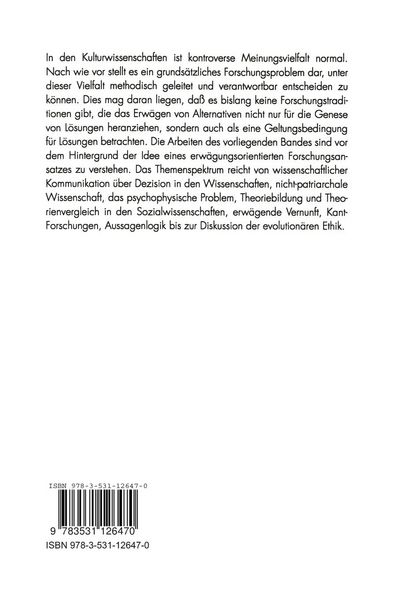 Produktbild: Alternativer Umgang mit Alternativen