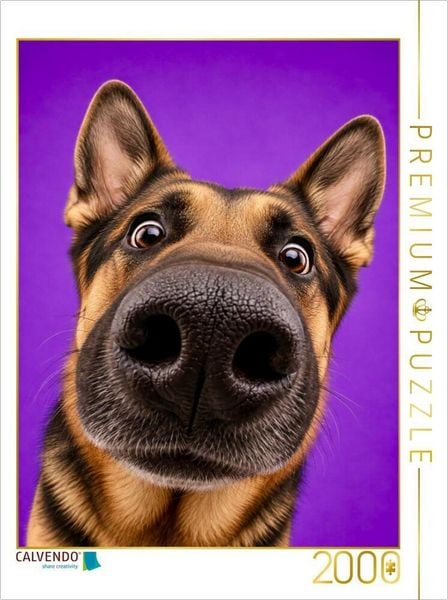 CALVENDO Puzzle Deutscher Schäferhund | 2000 Teile Lege-Größe 90 × 67 cm Foto-Puzzle für glückliche Stunden