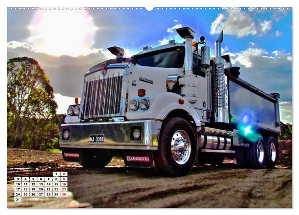 Produktbild: US-Trucks. Faszination Langhauber (Wandkalender 2026 DIN A2 quer), CALVENDO Monatskalender