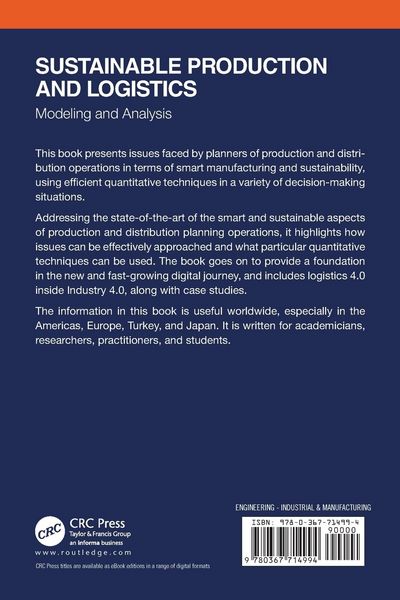 Produktbild: Sustainable Production and Logistics