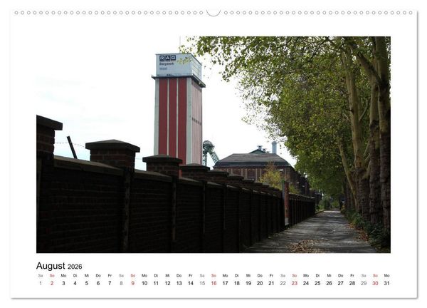 Produktbild: Bergwerk West Kamp-Lintfort (hochwertiger Premium Wandkalender 2026 DIN A2 quer), Kunstdruck in Hochglanz