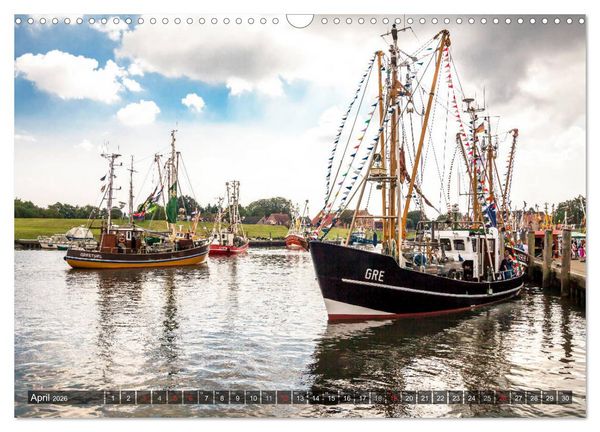 Produktbild: Malerisches Greetsiel (Wandkalender 2026 DIN A3 quer), CALVENDO Monatskalender