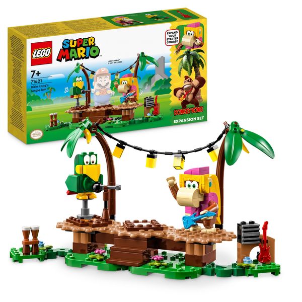 LEGO Super Mario 71421 Dixie Kongs Dschungel-Jam – Erweiterungsset