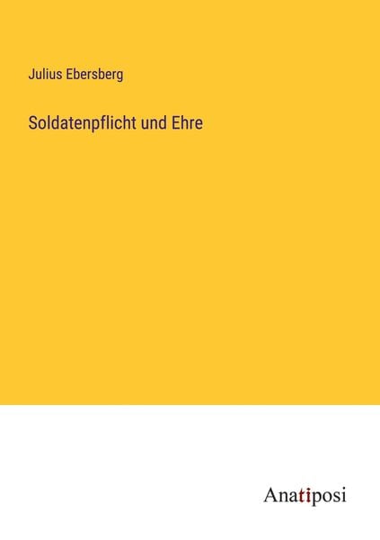 Produktbild: Soldatenpflicht und Ehre
