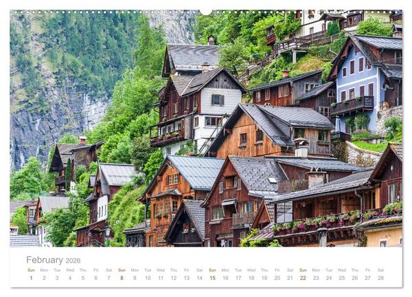 Produktbild: Touring Austria (High Quality Premium Wall Calendar 2026 DIN A2 landscape),CALVENDO 12 Month Wall Calendar