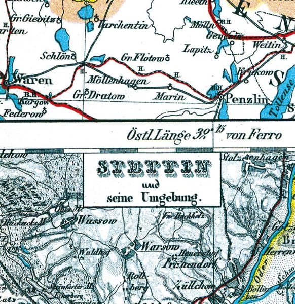 Produktbild: Provinz POMMERN - um 1903 [gerollt]