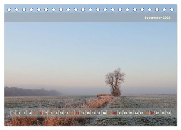 Produktbild: Licht im Land (Tischkalender 2026 DIN A5 quer), CALVENDO Monatskalender