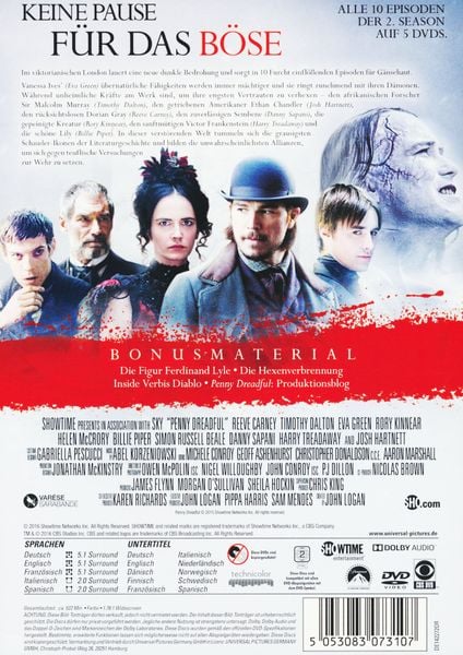 Penny Dreadful - Staffel 2 [5 DVDs]