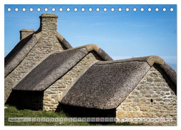 Produktbild: Bretagne - Felsenk&uuml;ste, Sandstr&auml;nde und viel zu sehen (Tischkalender 2027 DIN A5 quer), CALVENDO Monatskalender