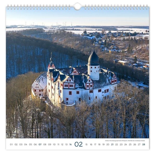 Produktbild: Kalender Burgen und Schl&ouml;sser Sachsen 2027