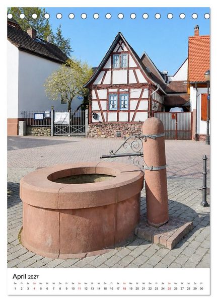 Produktbild: Dreieich Idyllen und Impressionen (Tischkalender 2027 DIN A5 hoch), CALVENDO Monatskalender