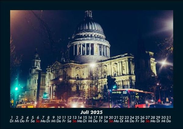 Produktbild: Londons sch&ouml;nste Seiten 2025 Fotokalender DIN A5