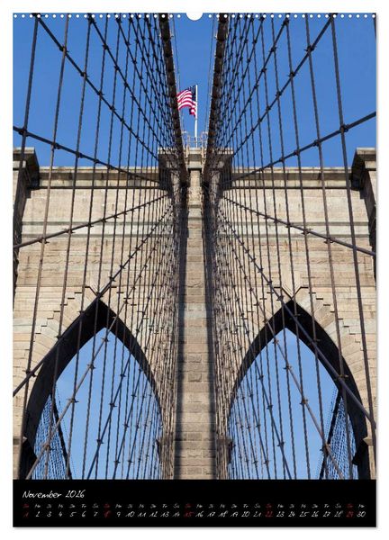 Produktbild: New York City (hochwertiger Premium Wandkalender 2026 DIN A2 hoch), Kunstdruck in Hochglanz