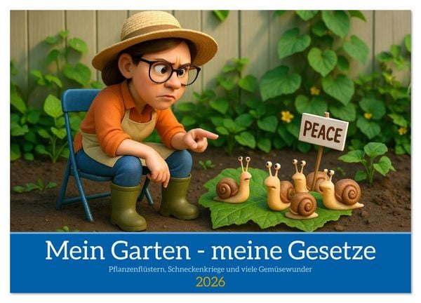 Produktbild: Mein Garten - meine Gesetze (Wandkalender 2026 DIN A2 quer), CALVENDO Monatskalender