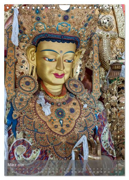 Produktbild: Buddha - Harmonie und Gelassenheit (Wandkalender 2026 DIN A4 hoch), CALVENDO Monatskalender
