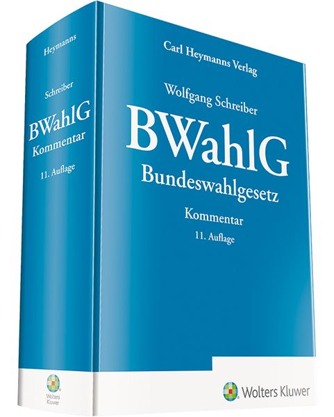 Produktbild: BWahlG Bundeswahlgesetz
