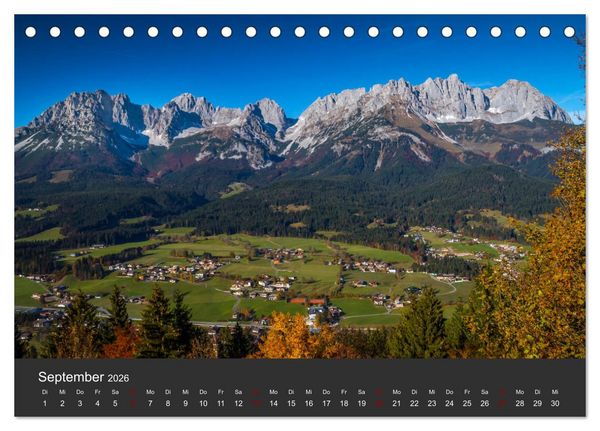 Produktbild: Der Wilde Kaiser, das Kletterparadies bei Kitzb&uuml;hel (Tischkalender 2026 DIN A5 quer), CALVENDO Monatskalender