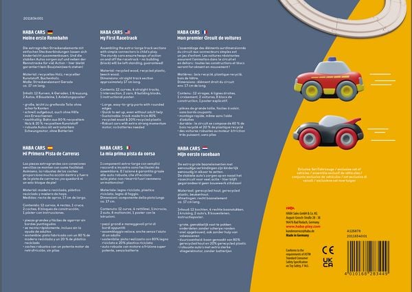 Produktbild: HABA Cars Meine erste Rennbahn