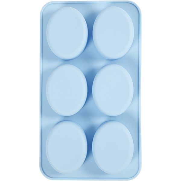 Produktbild: Creativ Company Silikonform, H 2,5 cm, L 28 cm, B 16 cm, Lochgr&ouml;&szlig;e 78x61 mm, 100 ml, 1 Stk