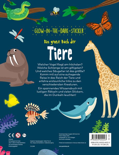 Produktbild: Das gro&szlig;e Buch der Tiere
