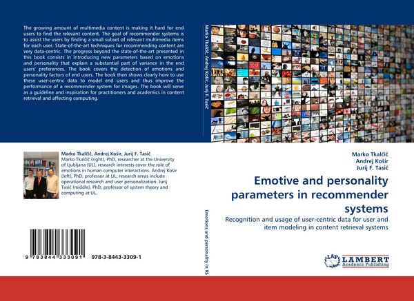 Produktbild: Emotive and personality parameters in recommender systems