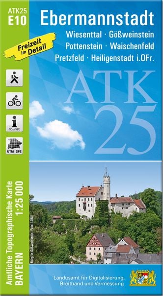 Produktbild: ATK25-E10 Ebermannstadt (Amtliche Topographische Karte 1:25000)