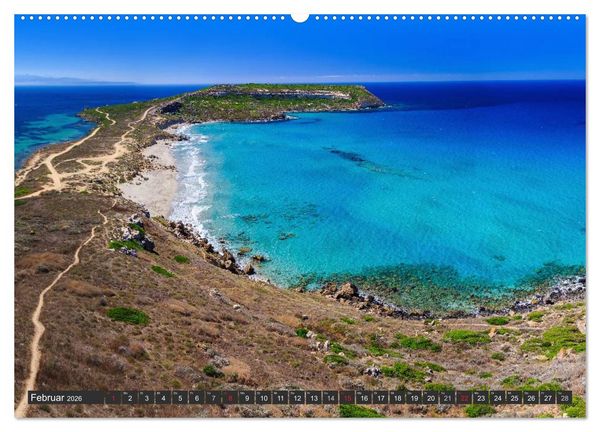 Produktbild: Sardinien - Traumstr&auml;nde am Mittelmeer (Wandkalender 2026 DIN A2 quer), CALVENDO Monatskalender