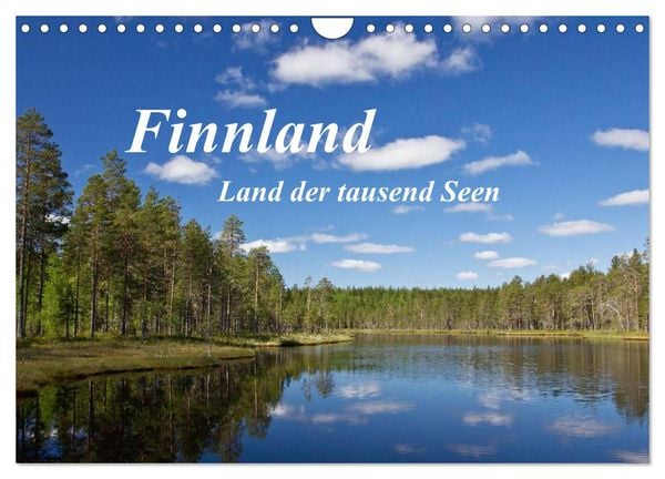 Produktbild: Finnland - Land der tausend Seen (Wandkalender 2026 DIN A4 quer), CALVENDO Monatskalender