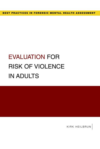Produktbild: Evaluation for Risk of Violence in Adults