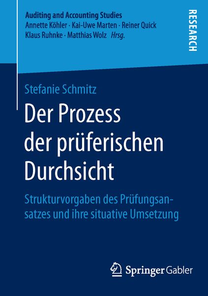 Produktbild: Der Prozess der pr&uuml;ferischen Durchsicht