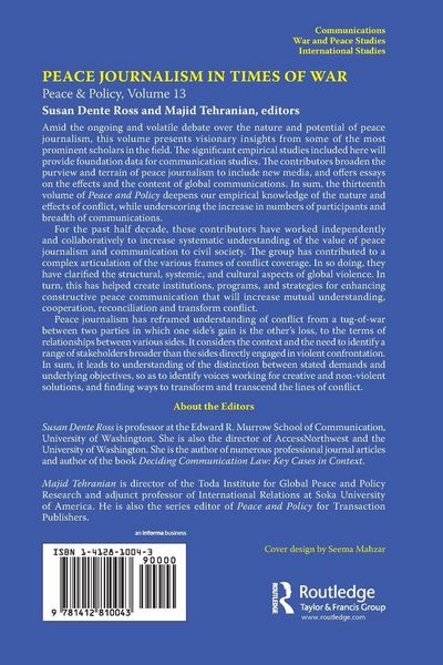 Produktbild: Peace Journalism in Times of War