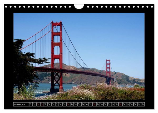 Produktbild: Wunderbares San Francisco (Wandkalender 2026 DIN A4 quer), CALVENDO Monatskalender