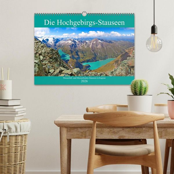 Produktbild: Die Hochgebirgs-Stauseen (Wandkalender 2026 DIN A3 quer), CALVENDO Monatskalender