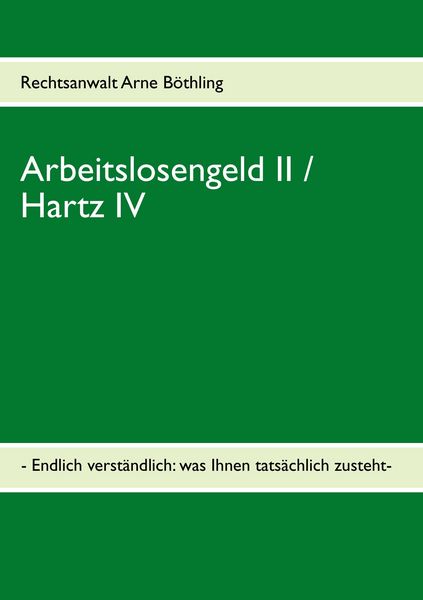 Produktbild: Arbeitslosengeld II / Hartz IV