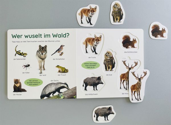 Produktbild: Erstes Lernen Puzzlebuch. Tiere