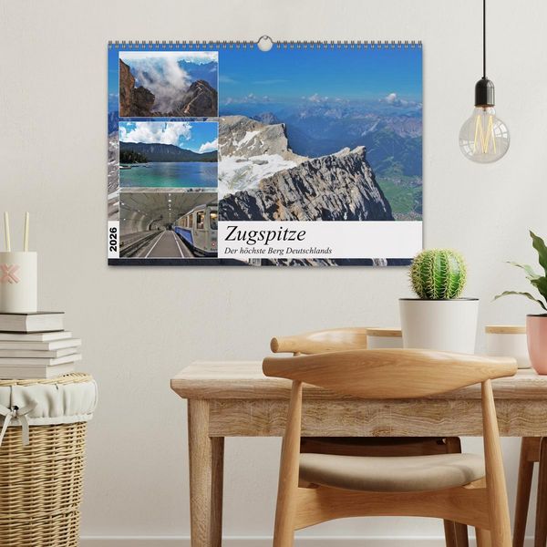 Produktbild: Zugspitze - Der h&ouml;chste Berg Deutschlands (Wandkalender 2026 DIN A3 quer), CALVENDO Monatskalender