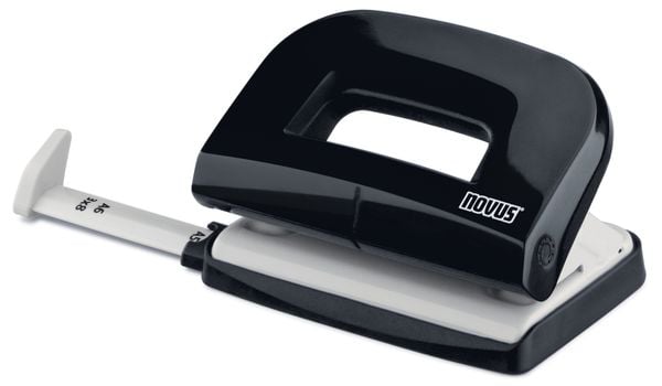 Produktbild: Novus Locher E 210, bis 10 Blatt schwarz