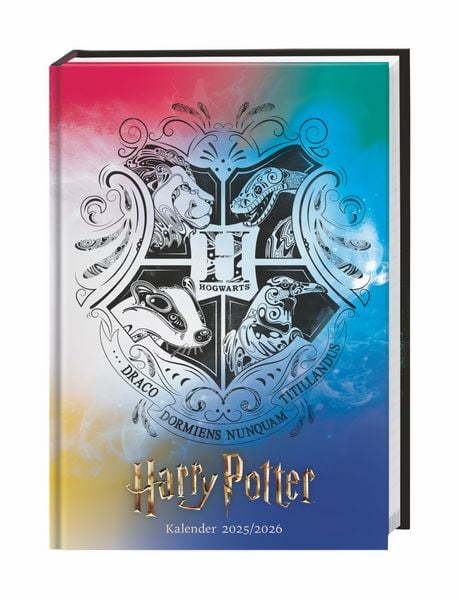 Harry Potter Hogwarts Schülerkalender A5 2026 - 17 Monate ab August 2025