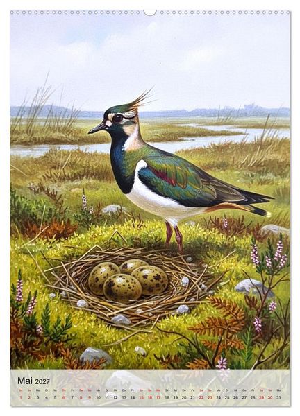 Produktbild: V&ouml;gel, die man selten sieht (Wandkalender 2027 DIN A2 hoch), CALVENDO Monatskalender