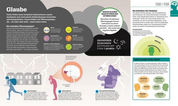 Produktbild: #dkinfografik. Das menschliche Gehirn und wie es funktioniert