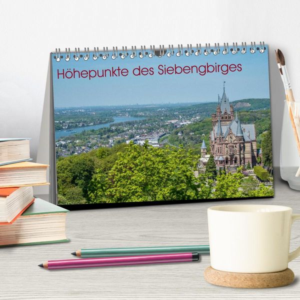 Produktbild: H&ouml;hepunkte des Siebengebirges (Tischkalender 2026 DIN A5 quer), CALVENDO Monatskalender