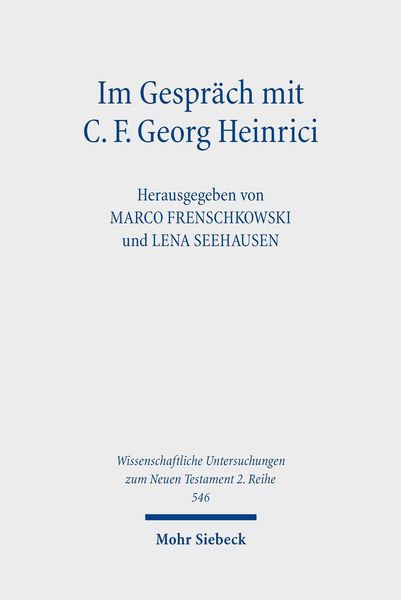 Produktbild: Im Gespr&auml;ch mit C. F. Georg Heinrici