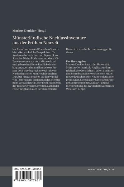 Produktbild: M&uuml;nsterl&auml;ndische Nachlassinventare aus der Fr&uuml;hen Neuzeit