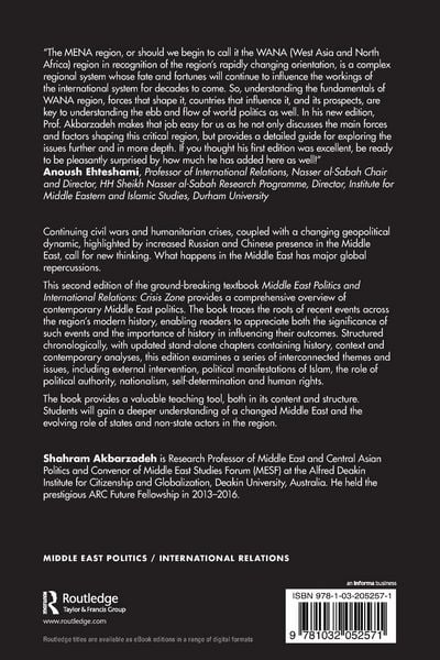 Produktbild: Middle East Politics and International Relations
