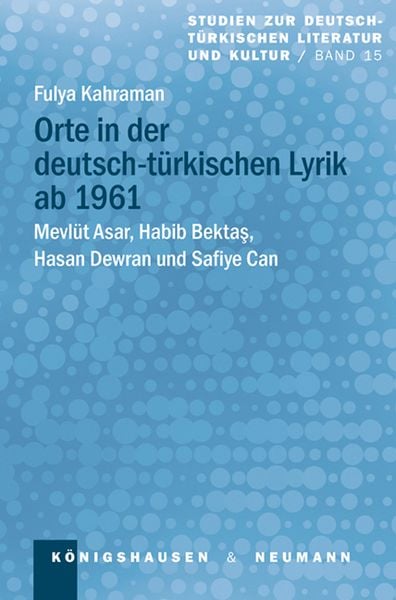 Produktbild: Orte in der deutsch-t&uuml;rkischen Lyrik ab 1961