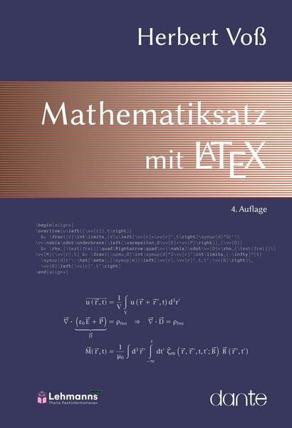 Produktbild: Mathematiksatz mit LaTeX