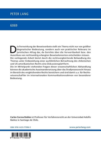 Produktbild: Die Fernwirkung der Beweisverbote