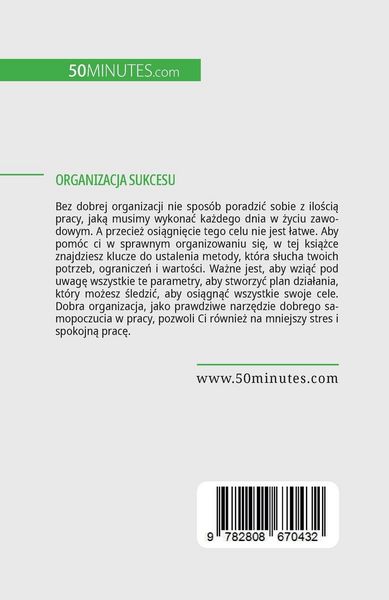 Produktbild: Organizacja sukcesu