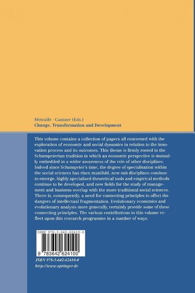 Produktbild: Change, Transformation and Development