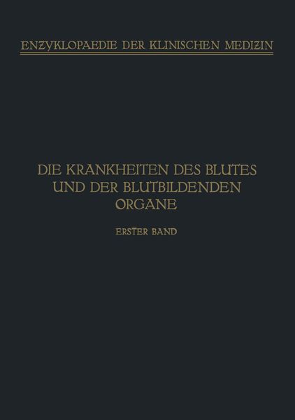 Produktbild: Handbuch der Krankheiten des Blutes und der Blutbildenden Organe